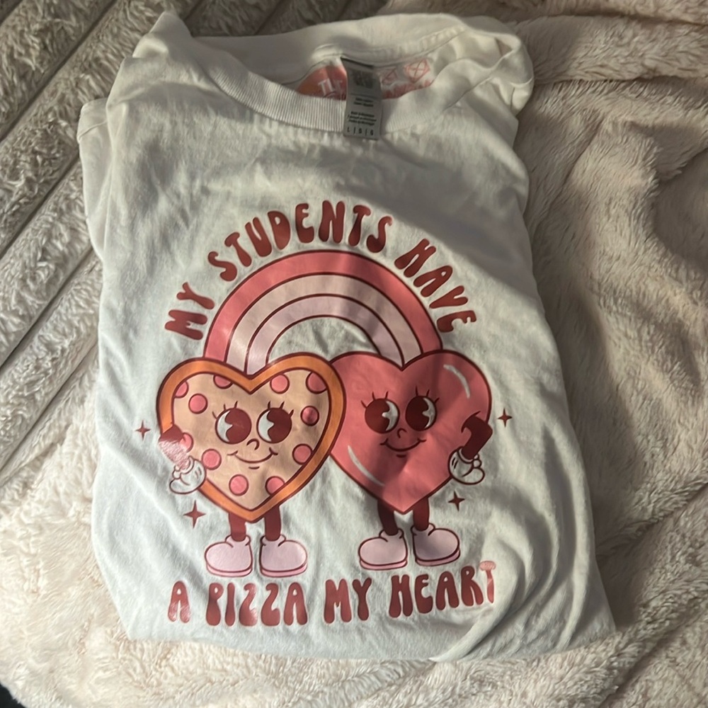 Teacher T shirt. Like New. Size Large
